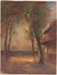 Terrassen i Ravier House i Morestel av François Auguste Ravier