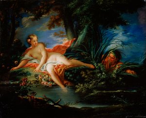 En rädd badare, 1736. av François Boucher