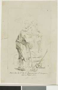En dåligt klädd bonde av François Boucher