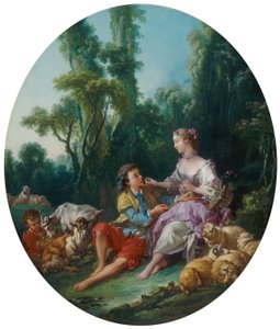 Tänker de på druvan? (Pensent-ils au raisin?) av François Boucher