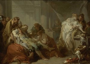 Meleagers död, 1727. av François Boucher