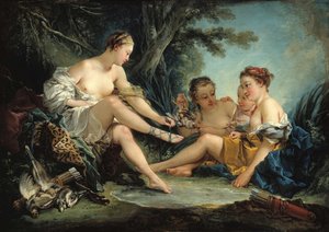 Dianas återkomst från jakten, 1745. av François Boucher