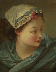 Chef för en ung kvinna, tidigt 1730-tal. av François Boucher