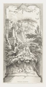 Hommage Champètre (Pastorale) i Nouveaux Morceaux pour des Paravents [Nya koncept för skärmar] av François Boucher