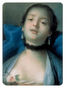 Ung kvinna av François Boucher