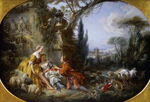 Landslivets tjusningar Glädjer i livet på landet av François Boucher