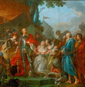 Frankrikes och Navarras vapen av François Boucher