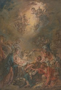 Herdarnas tillbedjan,. av François Boucher