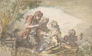 Spåmannen, 1700-talet. av François Boucher