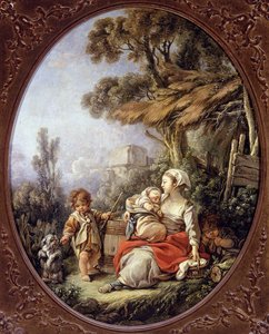 De små hundarna dansar av François Boucher