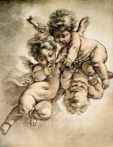 Tre amoriner av François Boucher