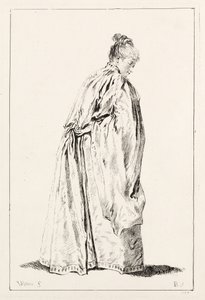 Kvinna Stående av François Boucher