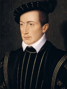 Guy XVIII, Comte de Laval, ca 1540 (olja på ekpanel) av François Clouet