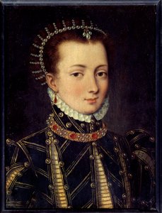 Porträtt av Anne de Boleyn av François Clouet