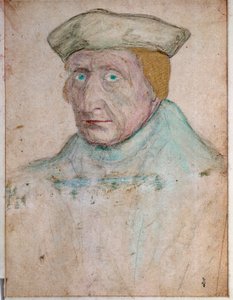 Porträtt av Guillaume Bude (Budee) (Budaeus) (1467-1540), mästare i Francois I:s kungliga bokhandel i Fontainebleau Teckning av Francois Clouet (1475/1485-1540). 1535. Musee Conde, Chantilly av François Clouet