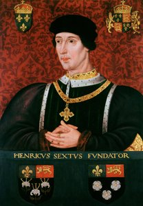 Porträtt av Henrik VI av England (1421-71)