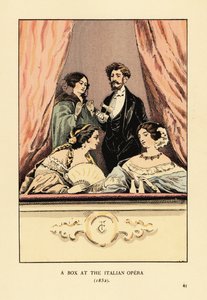 En låda på den italienska operan av François Courboin