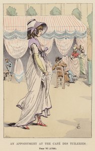 Ett möte på Café des Tuileries, år VI, 1798