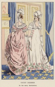 Court Dresses, i den tidiga restaureringen av François Courboin
