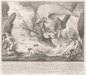 Seconda Macchina för Chinea 1742: Ulysses och sirenerna av François Hutin