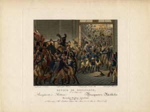 Napoleon återvänder från ön Elba, 1815
