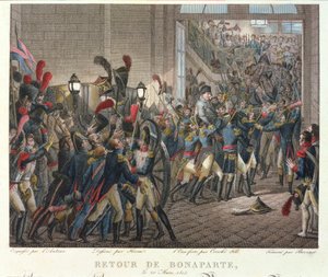 Napoleon I:s (1769-1821) återkomst till Tuilerierna, 20 mars 1815