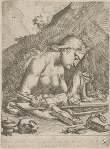 Sankta Maria Magdalena som en ångerfull syndare av François Joseph Lonsing