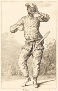 gråtande harlekin av François Joullain after Claude Gillot