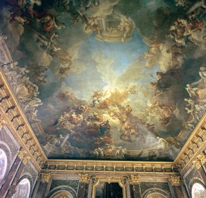 Tak i Salon de Hercules i Versailles, 1700-talet
