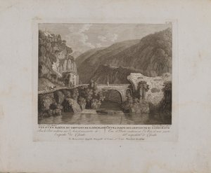 Vy över en del av klostret S. Cosimato (nr III)