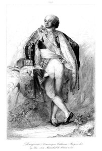 Dominique Catherine Perignon 1754-1818, Marquis de Grenade och marskalk av Frankrike, 1839.
