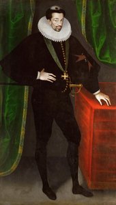Porträtt av Henrik III av Frankrike, kung av Polen och storhertig av Litauen