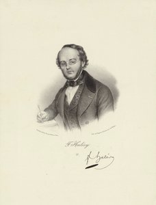 Avbildad person:  Jacques Fromental Halévy av Francois Seraphin Delpech