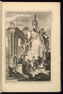 Design för Cartouche av François de Cuvilliés the Elder