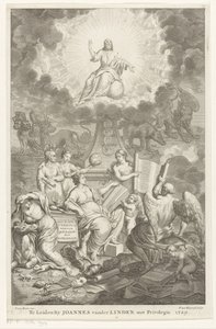 Allegori över Gamla och Nya Testamentet O. och N. Covenant kopplat av H. Prideaux (titel på objekt) Titelsida för: Humphrey Prideaux, Det gamla och nya förbundet är länkat till judarnas och de angränsande folkens historia