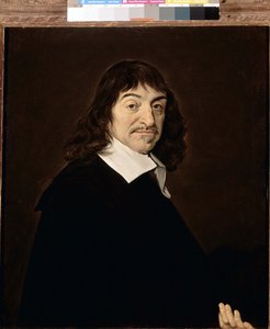 Porträtt av Rene Descartes, fransk filosof av Frans (after) Hals