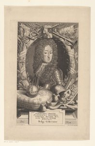 Porträtt av Maximilian Emanuel Kurfurst av Bayern av Frans Bouche