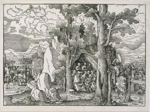 Scener från The Life of Saint John the Baptist, CA. 1522.
