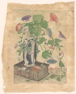 Bindweed i en keramikvas