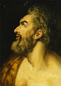 Huvudet för Johannes Döparen, av Frans Floris