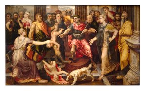 Salomos dom (olja på panel)