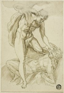 Kain dödar Abel av Frans Floris I