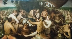 Svenska: Havsgudarnas högtid The Feast of the Seagods av Frans Floris I