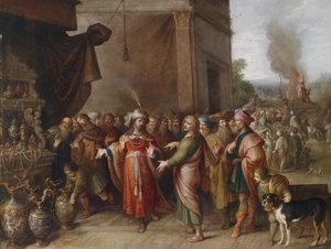 Croesus visar Solon sina skatter
