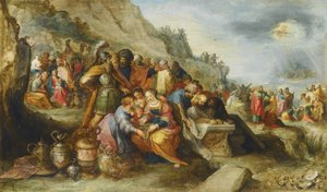 Israeliterna, efter att ha korsat Röda havet, vid patriarken Josefs grav, 1630