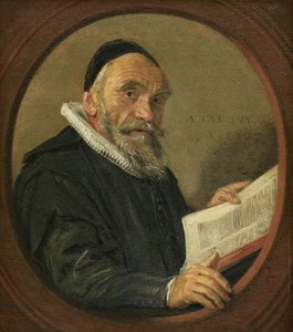 Porträtt av Johannes Acronius (1565-1627) av Frans Hals