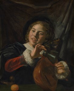 Pojke med en luta, ca 1625 (olja på duk) av Frans Hals