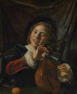 Pojke med lut, ca. 1625. av Frans Hals