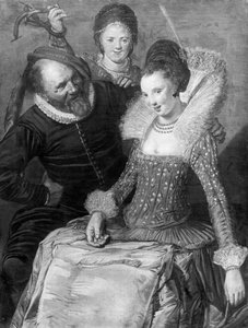 Det glada klöverbladet av Frans Hals