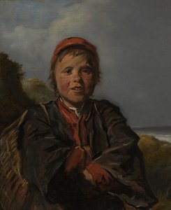 Fisherboy (olja på duk) av Frans Hals